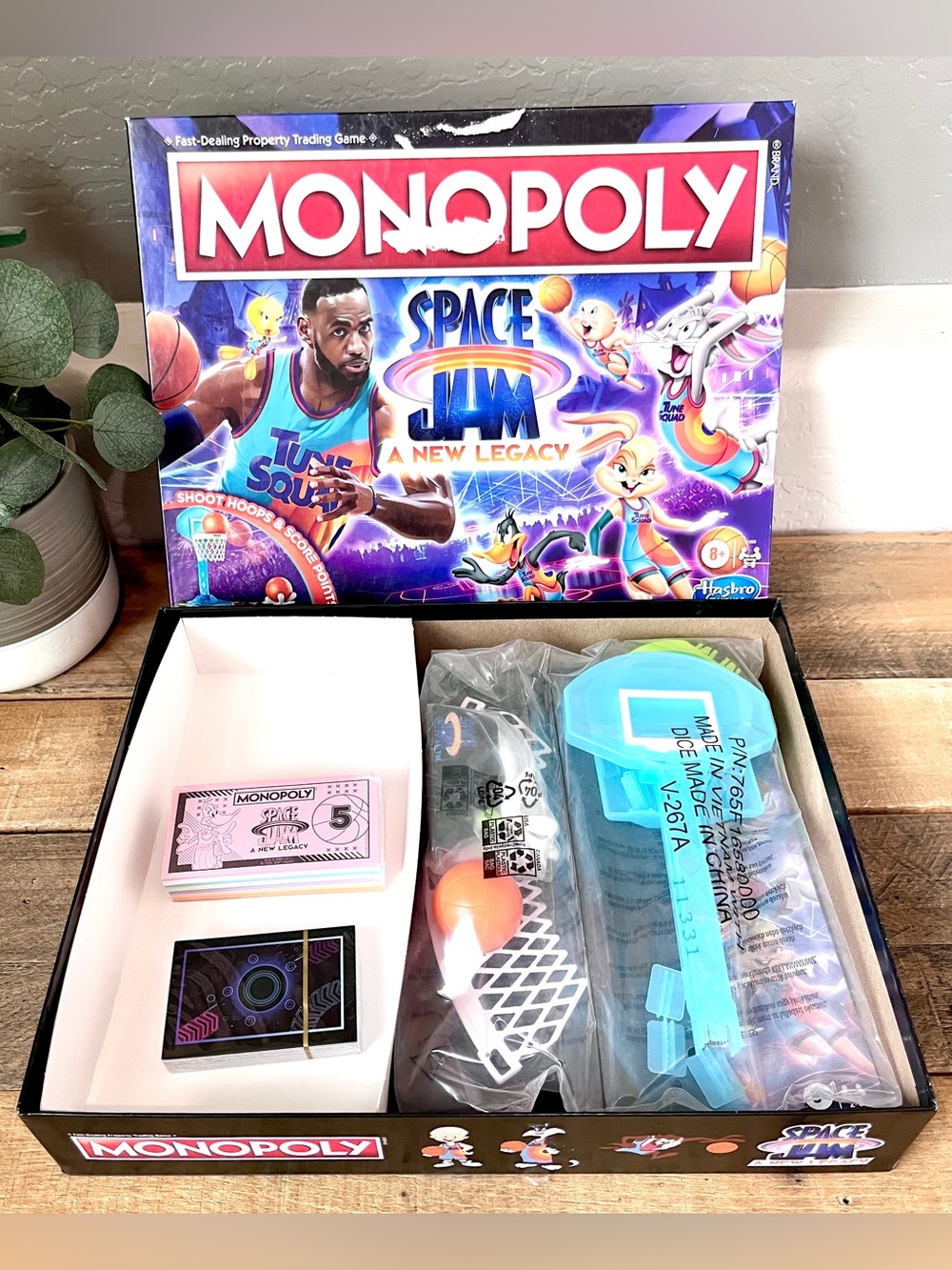 NEW Monopoly Space Jam A New Legacy Board Game LeBron James Sealed - Picture 2 of 3